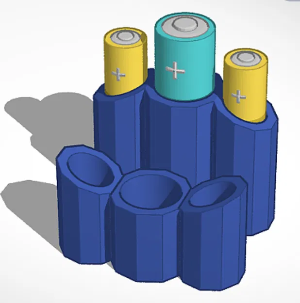 Hộp đựng pin AA & AAA - Image 4