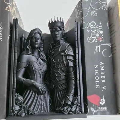 Book Nook Vua & Hoàng Hậu Bóng Tối (Dark King & Queen Book Nook)