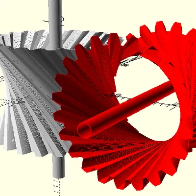 OpenSCAD: Bánh răng & bộ truyền hành tinh (v25)