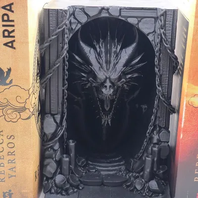 Chặn sách Rồng Đen – Kệ sách rồng phong cách Gothic