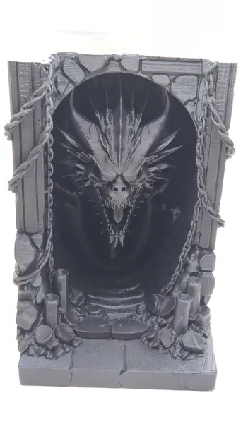 Chặn sách Rồng Đen – Kệ sách rồng phong cách Gothic - Image 7