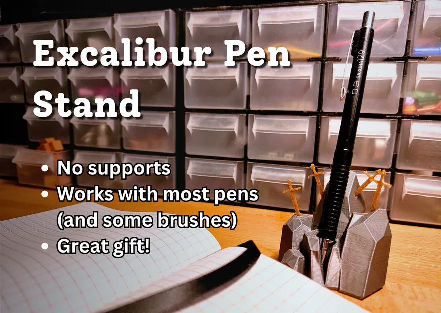 Giá Cắm Bút Excalibur (Excalibur Pen Stand) - Image 1