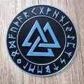 Mô Hình 3D Biểu Tượng Valknut Và Chữ Rune Viking - Thumbnail 3