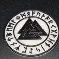 Mô Hình 3D Biểu Tượng Valknut Và Chữ Rune Viking - Thumbnail 5