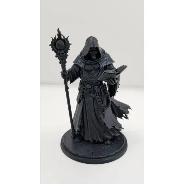 Zareth, Skull Necro Mage Figurine - Image 1