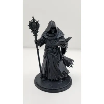 Zareth, Skull Necro Mage Figurine