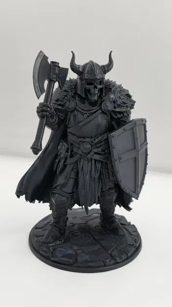 Varkon – Tượng Figurine Chiến Binh Đầu Lâu Viking - Image 1