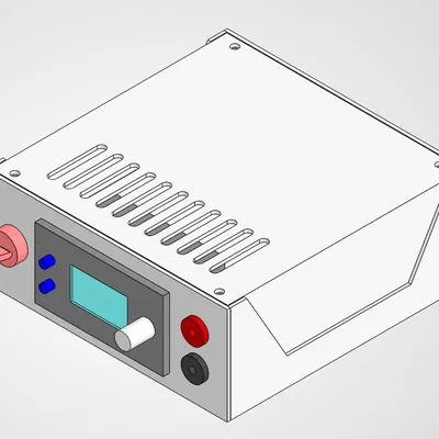 Vỏ Hộp In 3D Cho Bộ Nguồn ZK-4KX 0.5-30V 4A Có Quạt