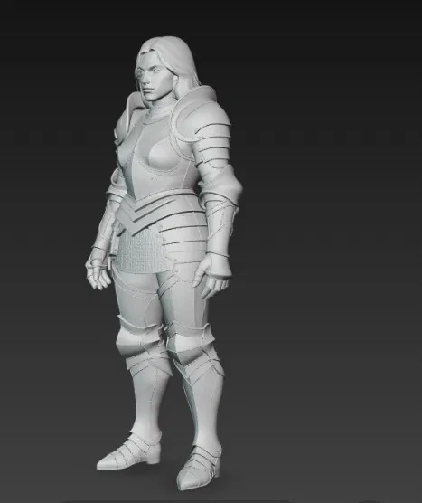 Mô Hình Nữ Chiến Binh Trong Bộ Giáp Dũng Mãnh - Image 2