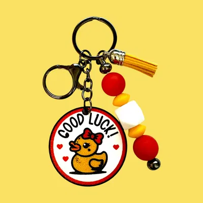Lucky Duck NFC - Cheer Ducked - Móc khóa Vịt Cao Su GOOD LUCK