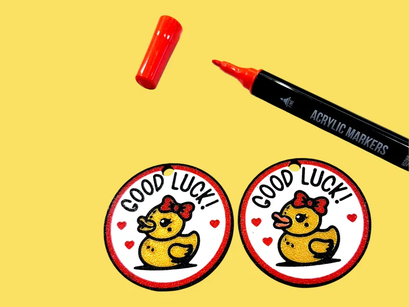 Lucky Duck NFC - Cheer Ducked - Móc khóa Vịt Cao Su GOOD LUCK - Image 3