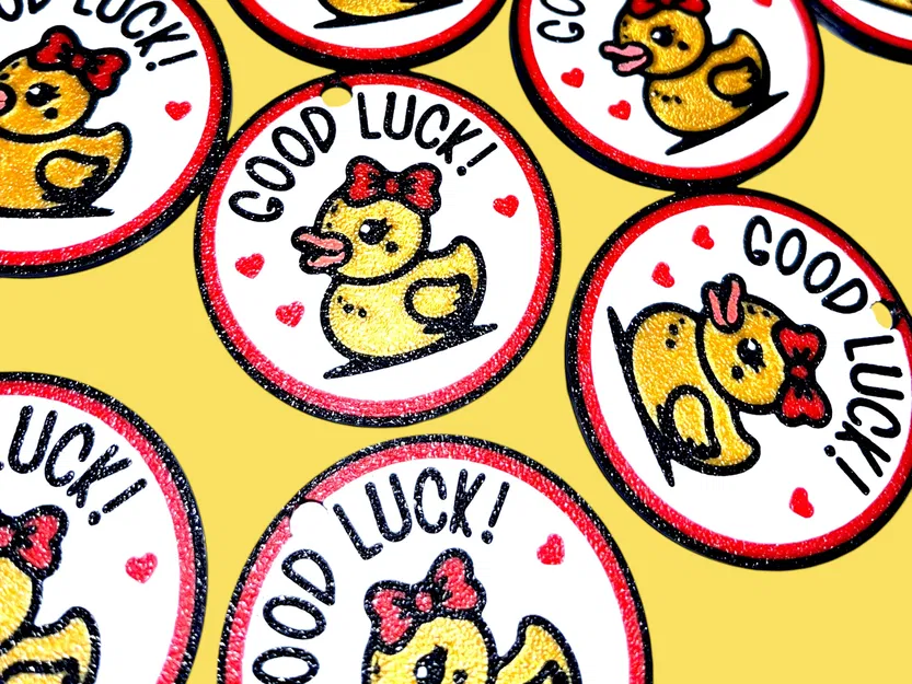 Lucky Duck NFC - Cheer Ducked - Móc khóa Vịt Cao Su GOOD LUCK - Image 4