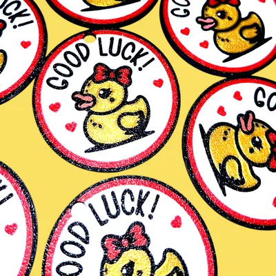 Lucky Duck NFC - Cheer Ducked - Móc khóa Vịt Cao Su GOOD LUCK