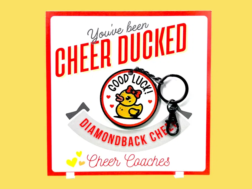 Lucky Duck NFC - Cheer Ducked - Móc khóa Vịt Cao Su GOOD LUCK - Image 5