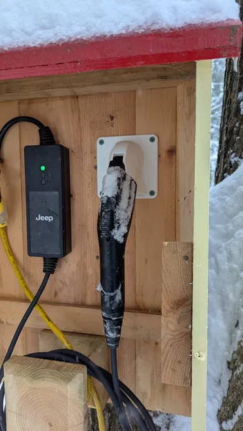 J1772 EV Charger Dummy Socket (Đế gài đầu sạc J1772) - Image 3