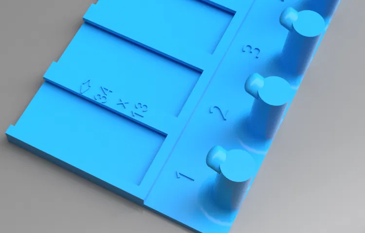 Giá treo chìa khóa/dây đeo có khe gắn nhãn - Image 4