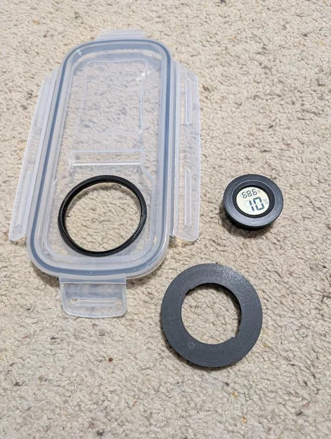 Adapter gắn hygrometer cho drybox - Image 1