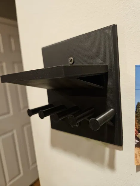 Kệ Mini Treo Chìa Khóa 3D In Không Cần Support - Image 1