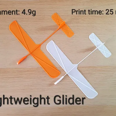 Máy Bay Lượn Siêu Nhẹ 3D - In Nhanh, Bay Êm