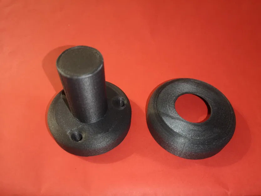 Ống đệm và giá đỡ gắn trần cho thanh treo rèm tắm - Image 3