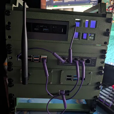 Đế gắn board Rakwireless 19007 cho tủ rack 10 inch