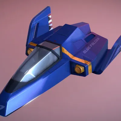 Mô Hình Tàu F-Zero Blue Falcon (SNES Classic) - Đồ Trang Trí & Sưu Tầm