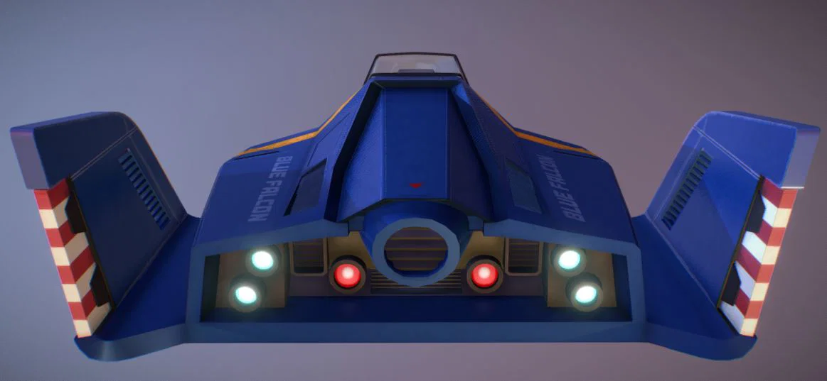 Mô Hình Tàu F-Zero Blue Falcon (SNES Classic) - Đồ Trang Trí & Sưu Tầm - Image 4