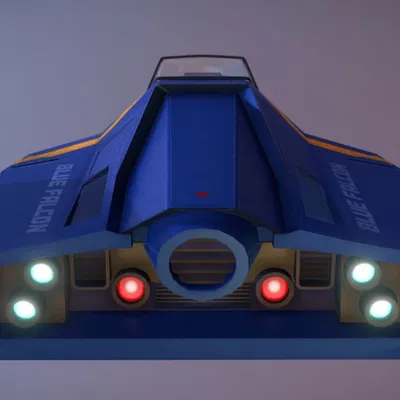 Mô Hình Tàu F-Zero Blue Falcon (SNES Classic) - Đồ Trang Trí & Sưu Tầm