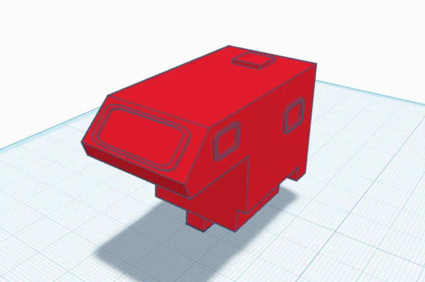 Mô hình 3D Xe Bán Tải Ram 1500 Rebel Giường Cắm Trại 1:64 - Image 1