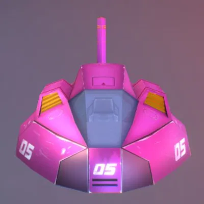 Mô Hình Tàu F-Zero "Fire Stingray" SNES Classic - File In 3D