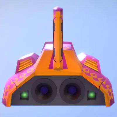 Mô Hình Tàu F-Zero "Fire Stingray" SNES Classic - File In 3D