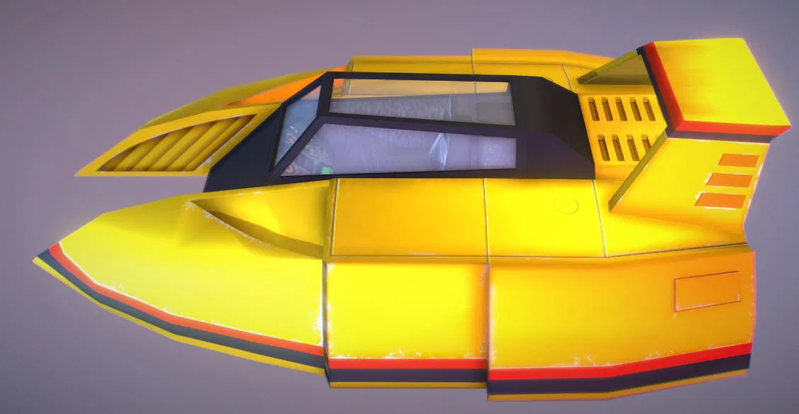 Mô Hình Tàu Đua Golden Fox (F-Zero) SNES Kinh Điển - Image 3