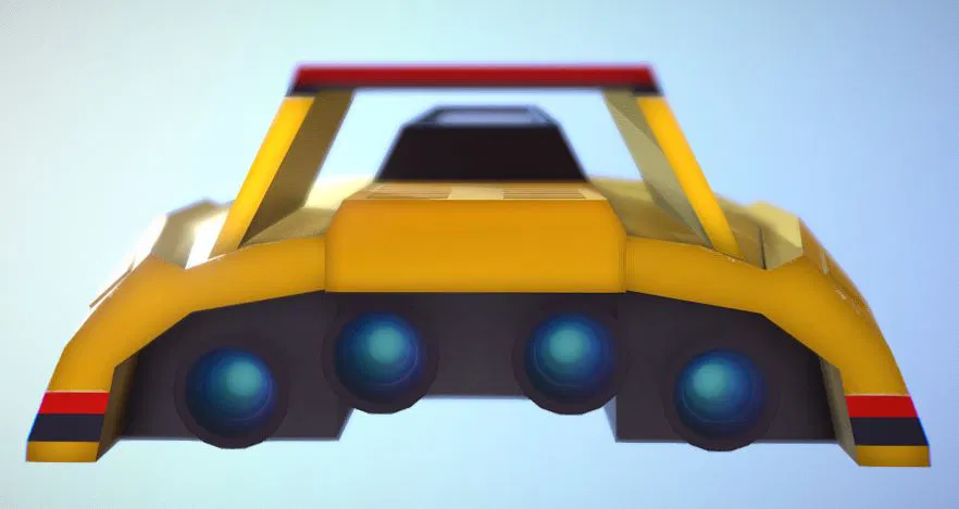 Mô Hình Tàu Đua Golden Fox (F-Zero) SNES Kinh Điển - Image 4