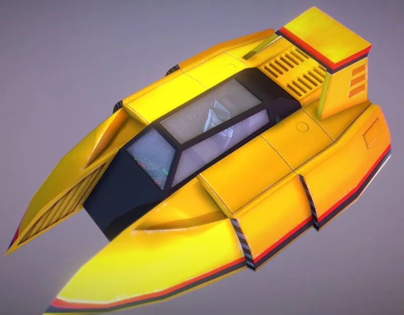 Mô Hình Tàu Đua Golden Fox (F-Zero) SNES Kinh Điển - Image 5