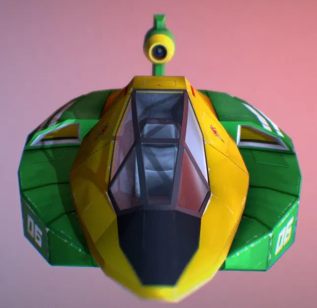 Mô hình Tàu F-Zero "Wild Goose" - Tượng đài game SNES - Image 2