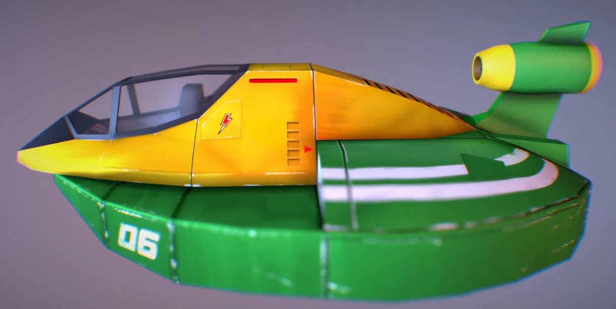 Mô hình Tàu F-Zero "Wild Goose" - Tượng đài game SNES - Image 3