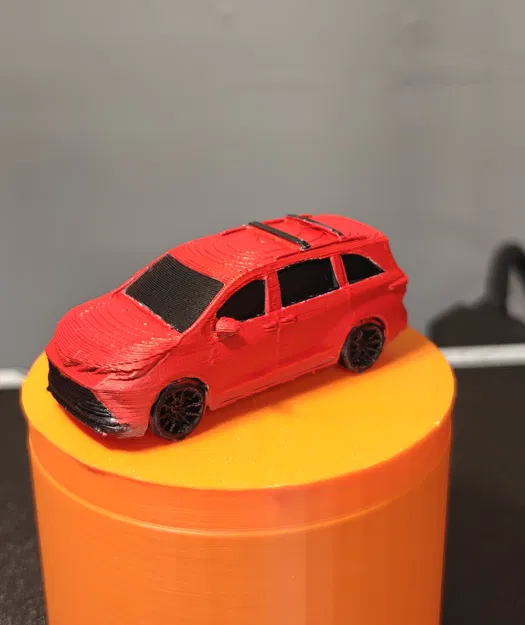 Mô Hình Xe Toyota Sienna 2013 In 3D Sắc Nét - Image 2