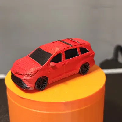 Mô Hình Xe Toyota Sienna 2013 In 3D Sắc Nét