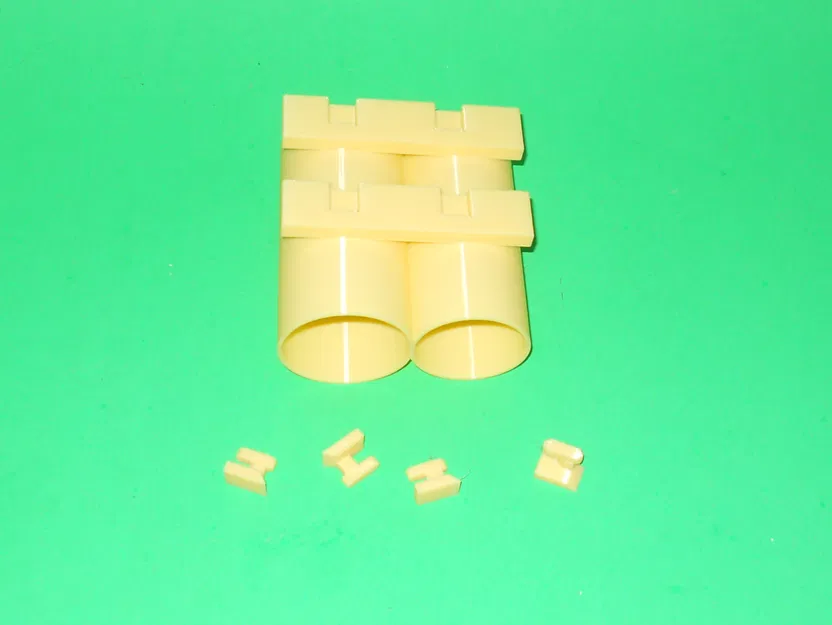 Ống trụ đôi dọc parametric cho Ikea Skadis (Parametric Ikea Skadis Vertical Cylinders) - Image 2