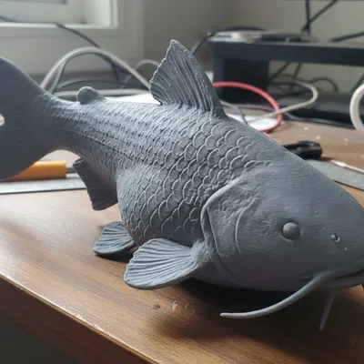 Cá Nheo (Catfish) – Tượng Cá Đứng Độc Lập