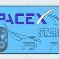 Ốp iPhone 16 Pro Max SpaceX kèm F9, FH, Dragon & Starship - Thumbnail 1