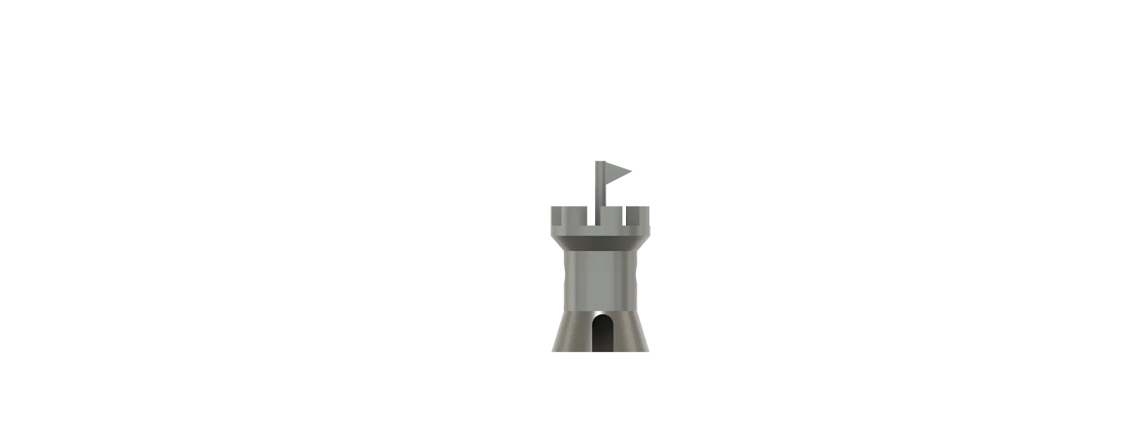 Giá Đỡ Dao Cạo Hình Lâu Đài 3D - Image 1