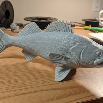 Cá Walleye – Tượng Cá Đứng Độc Lập