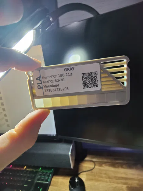 Bảng Mẫu Filament (kèm Nhãn Địa Chỉ & Test Dung Sai) - Image 2