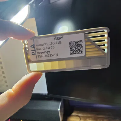 Bảng Mẫu Filament (kèm Nhãn Địa Chỉ & Test Dung Sai)