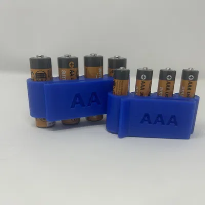 Giá kẹp giữ pin AA và AAA gắn balo (AA and AAA Clip On Battery Holder)