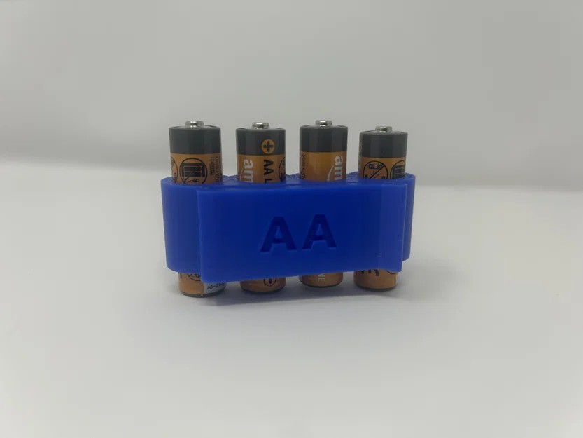 Giá kẹp giữ pin AA và AAA gắn balo (AA and AAA Clip On Battery Holder) - Image 2