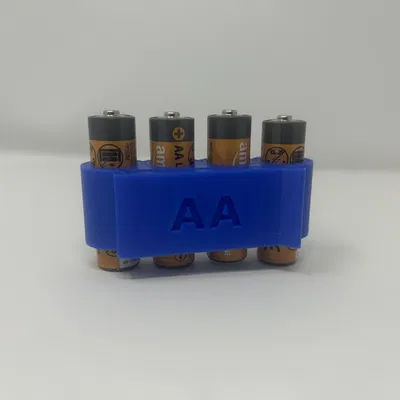 Giá kẹp giữ pin AA và AAA gắn balo (AA and AAA Clip On Battery Holder)