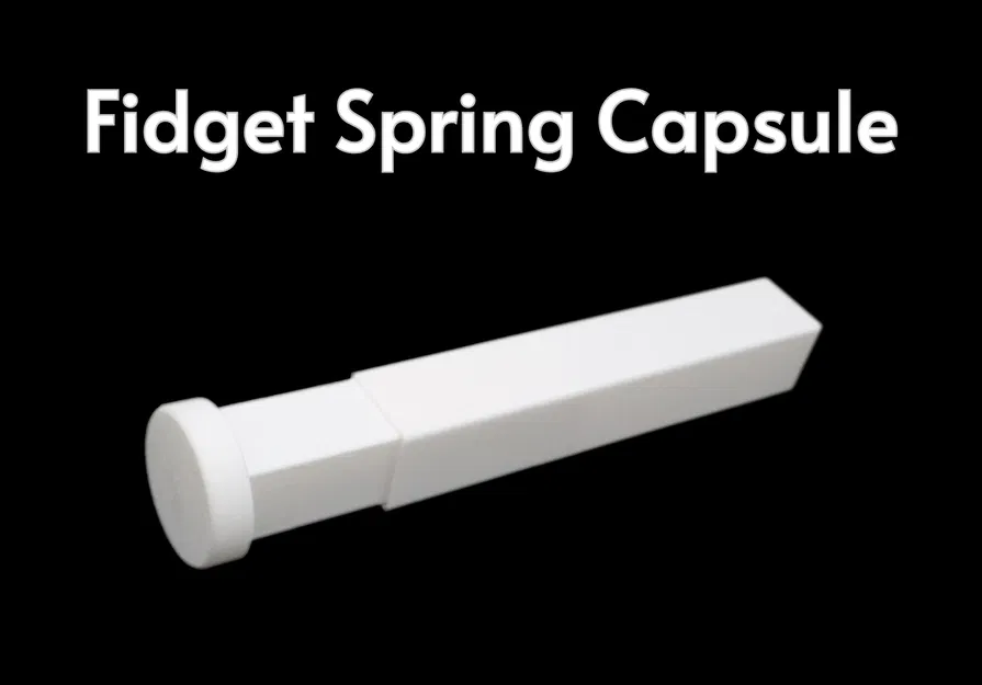 Viên nang fidget lò xo (Print in Place, dễ in, in nhanh, không cần supports) - Image 1