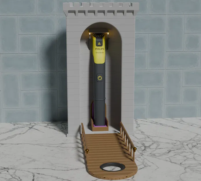 King's Keep - Hộp lưu trữ cho Philips OneBlade 360 Kingdom Come II Limited Edition - Image 1